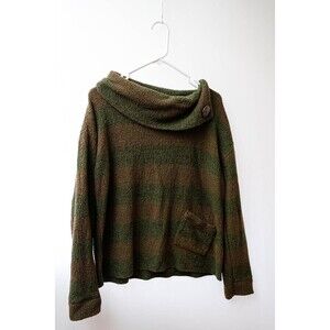 ***dontated*** Margaret Winters Green striped M sweater artsy